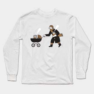 Caffeinated Baby Stroller Long Sleeve T-Shirt